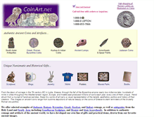 Tablet Screenshot of coinart.net